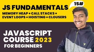 JS Fundamentals | Javascript Hindi Course For Beginners ( 2023 ) #15