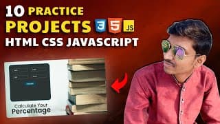 #3 Marks Calculator  | 10 HTML CSS JAVASCRIPT Practice Projects for Beginners | HINDI