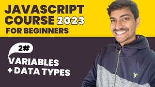 #2  Variables and data types  | Javascript Hindi Course For Beginners ( 2023 )