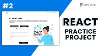 Project 2 - Contact Us | 10 React Projects for Beginners