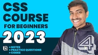 CSS  Course Hindi - Beginner to Pro ( 2023 ) | Chapter 4