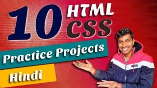 HTML CSS 10 Practice Projects for Beginners | 2023